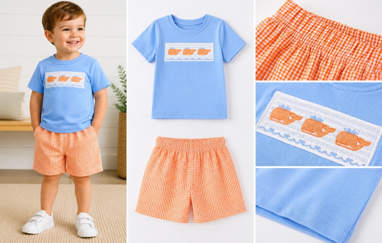 Orange Whale Set🧡🐳