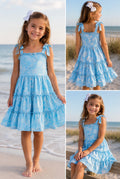 Seaside shells, ruffle dress ￼