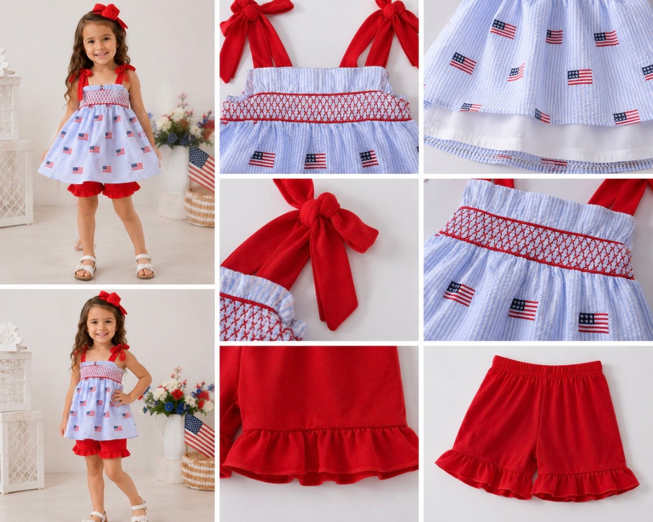 Stars in stripes Sweetheart set