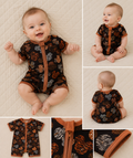 Wild Safari Bamboo Zip Romper