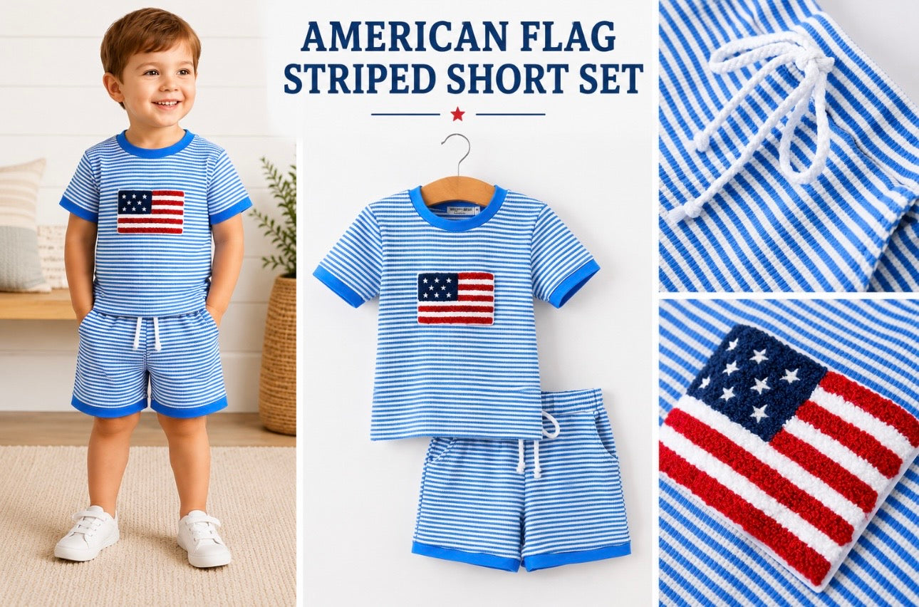 American Flag striped set
