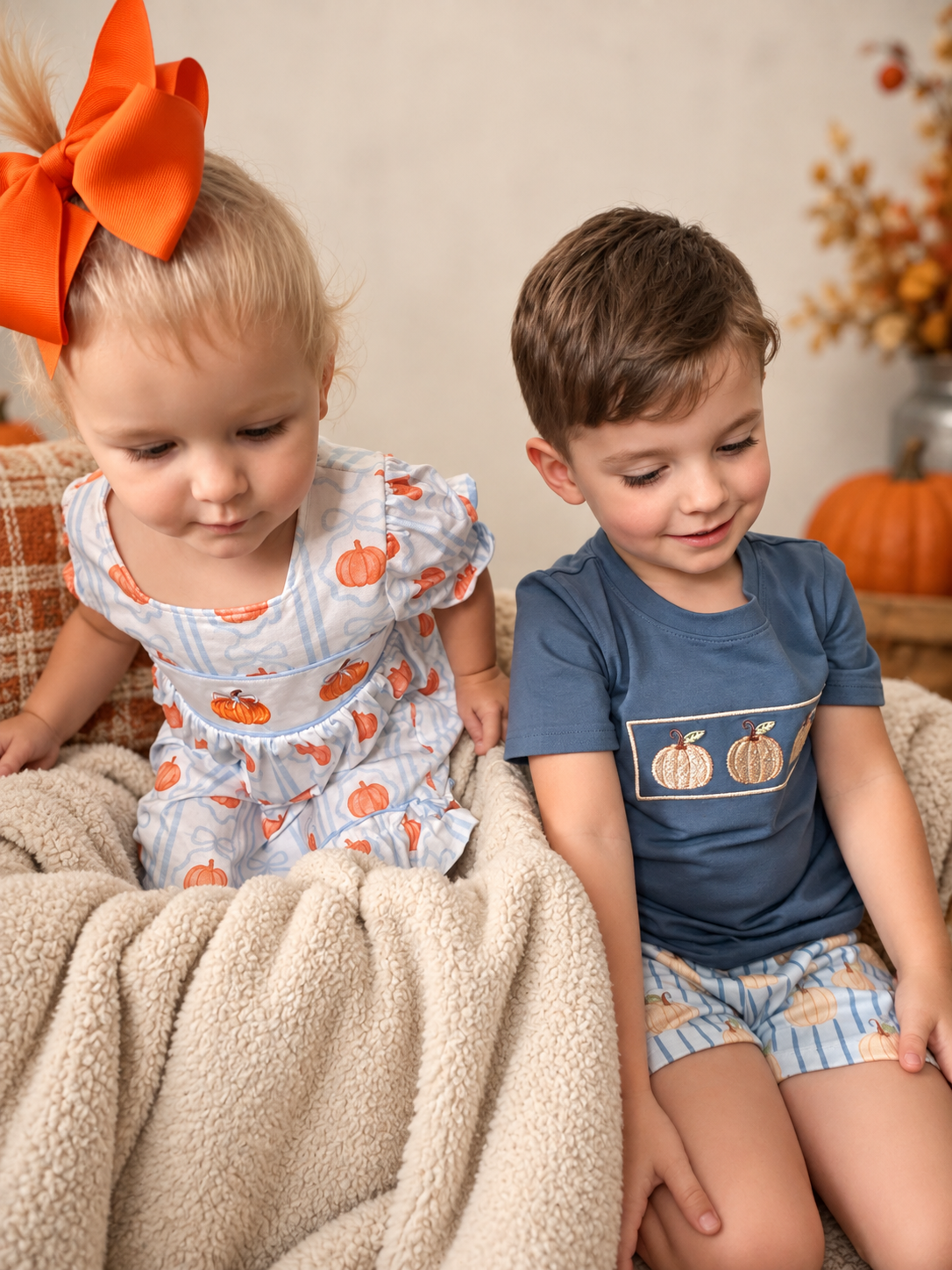Pumpkin and Pearls Dress