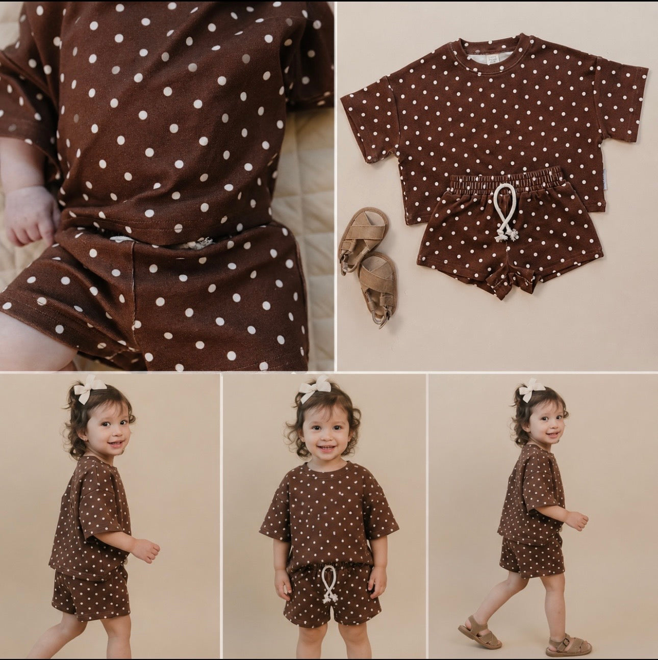 Cocoa Dot Lounge Set