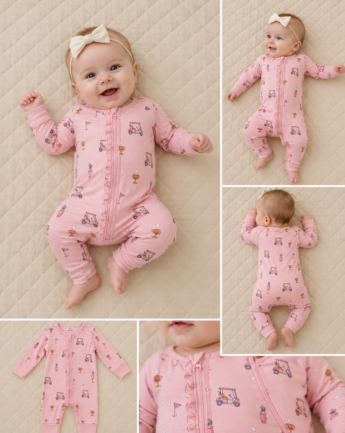 Pink Fairway Dreams Bamboo Sleeper