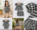 Black and white Southern bell picnic set