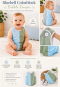 Blue Bell color block romper ￼