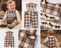 Western plaid Smocked JonJon￼