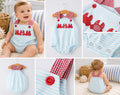 Coastal crab bubble romper ￼
