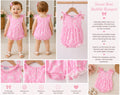 Pink Bow bubble romper