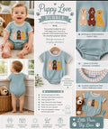 Puppy love romper
