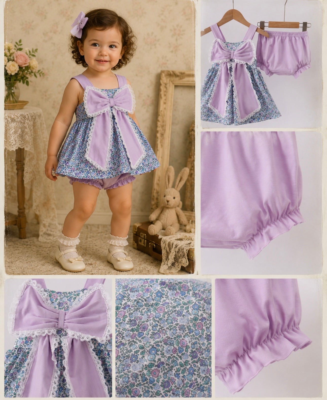 Lavender meadow vintage set ￼