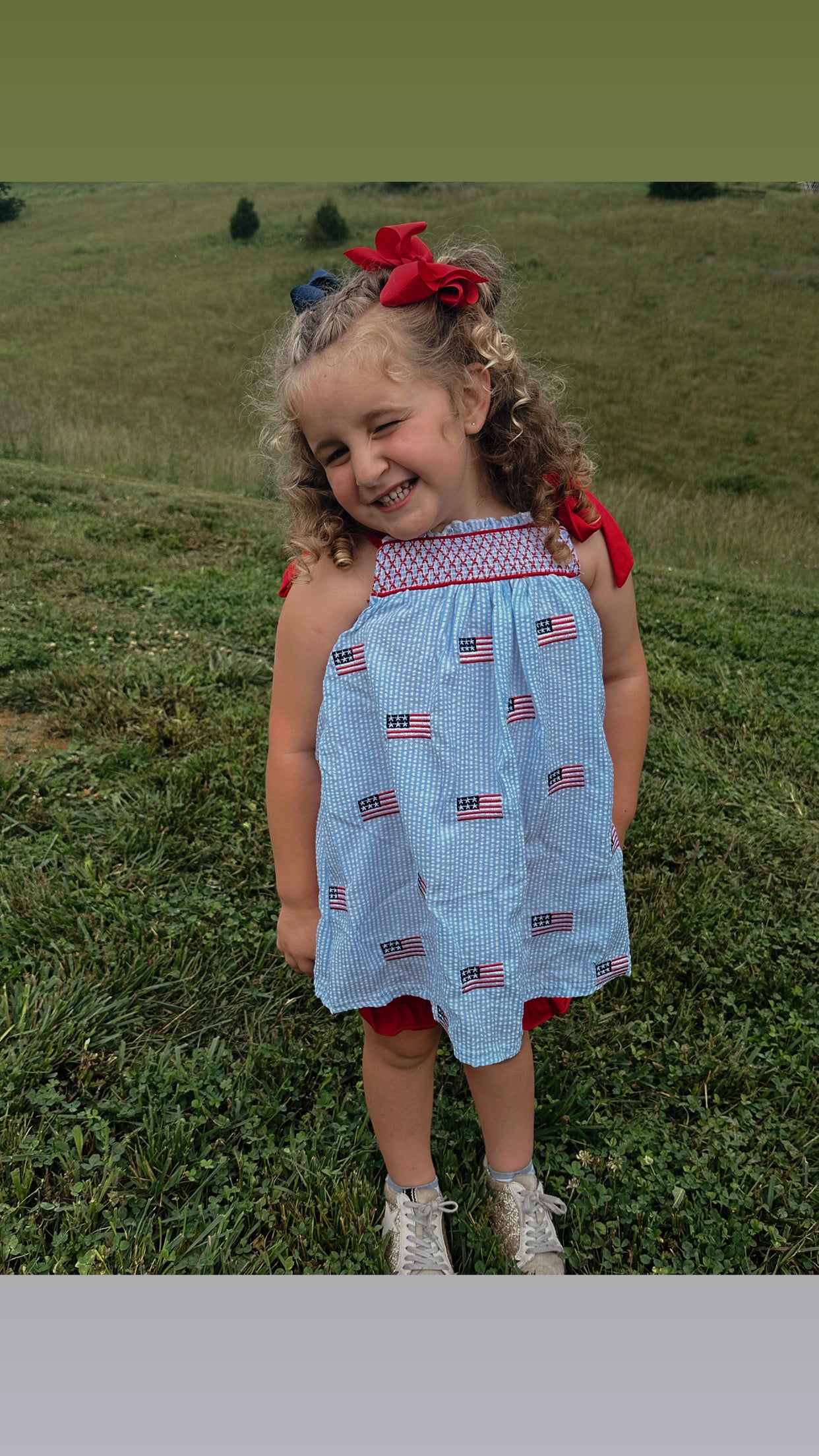 Stars in stripes Sweetheart set