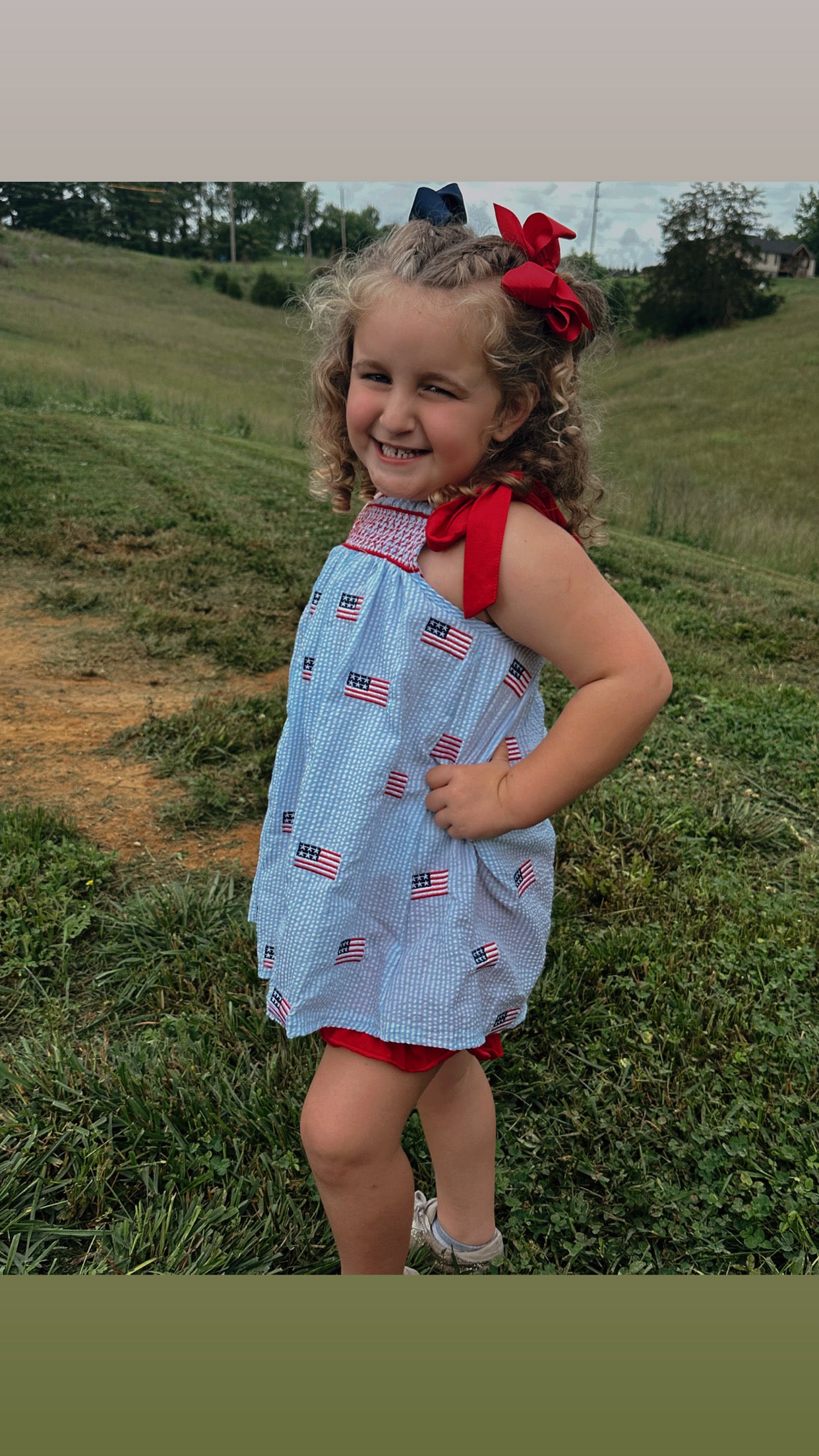 Stars in stripes Sweetheart set