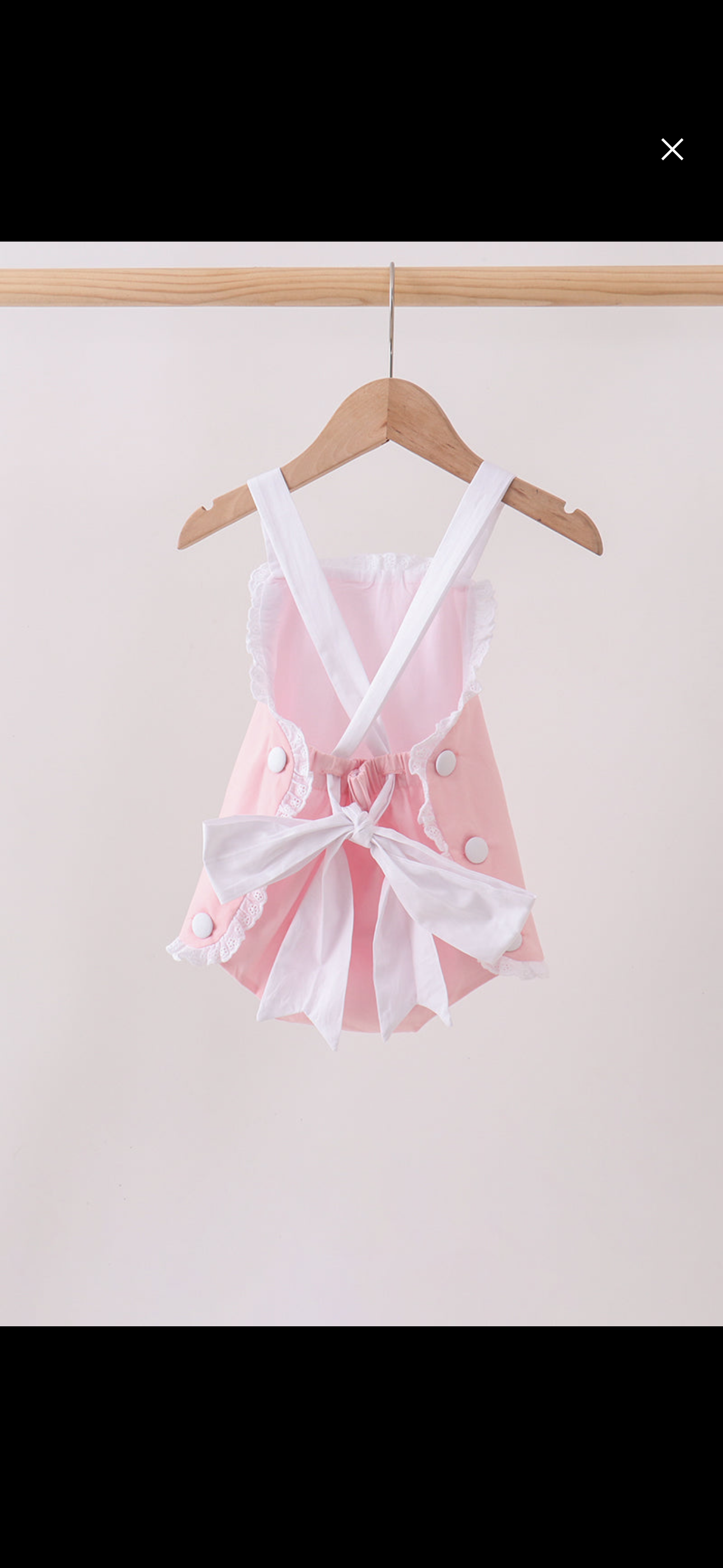 Blush Bow Back Bubble Romper 🎀💕