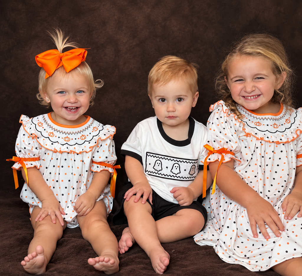 Little boo smocked set
