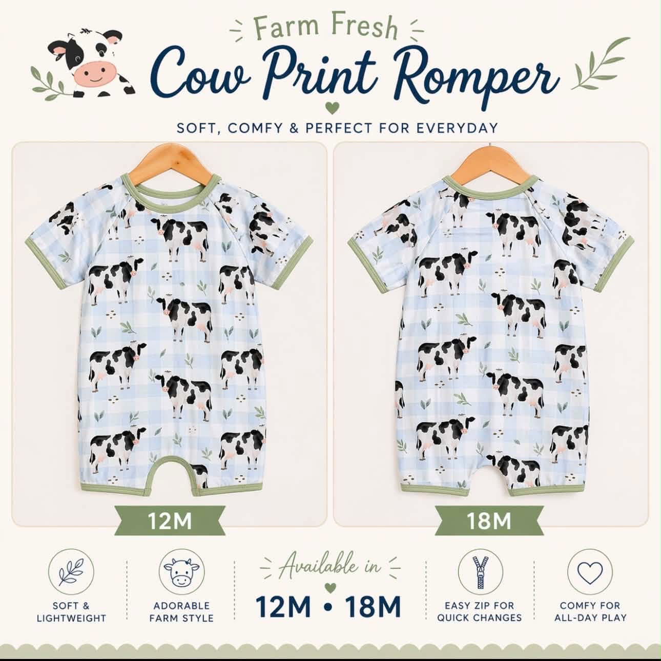 Farm Bamboo Romper