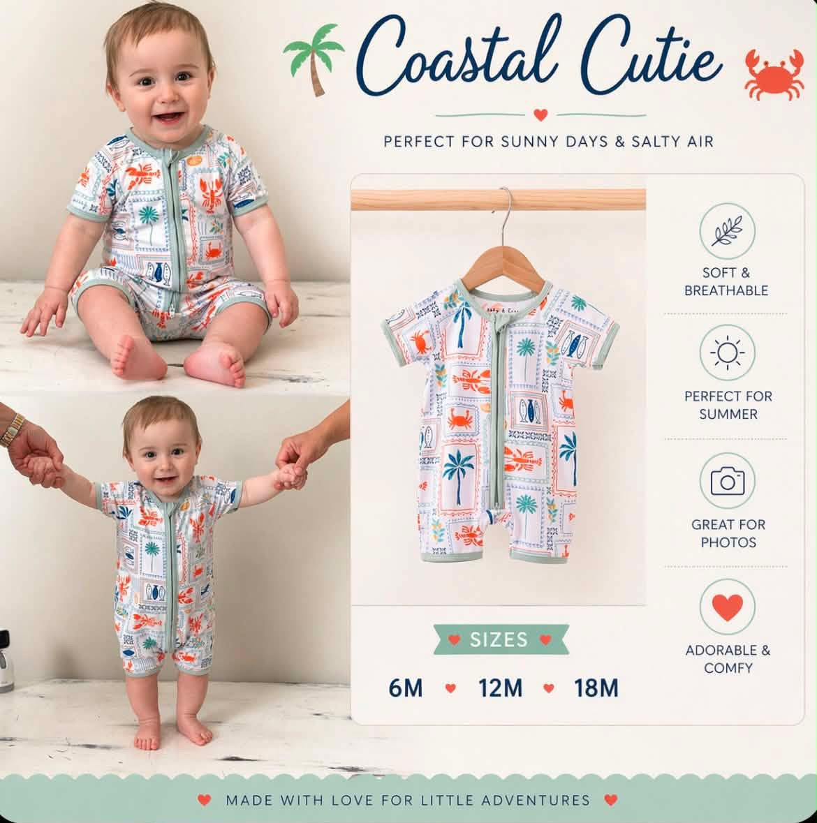 Coastal Bamboo Romper
